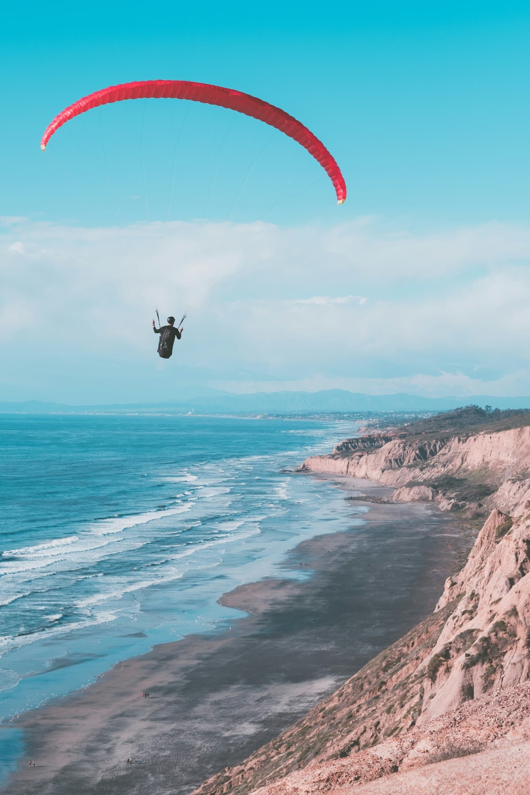 Paragluiding in San Diego