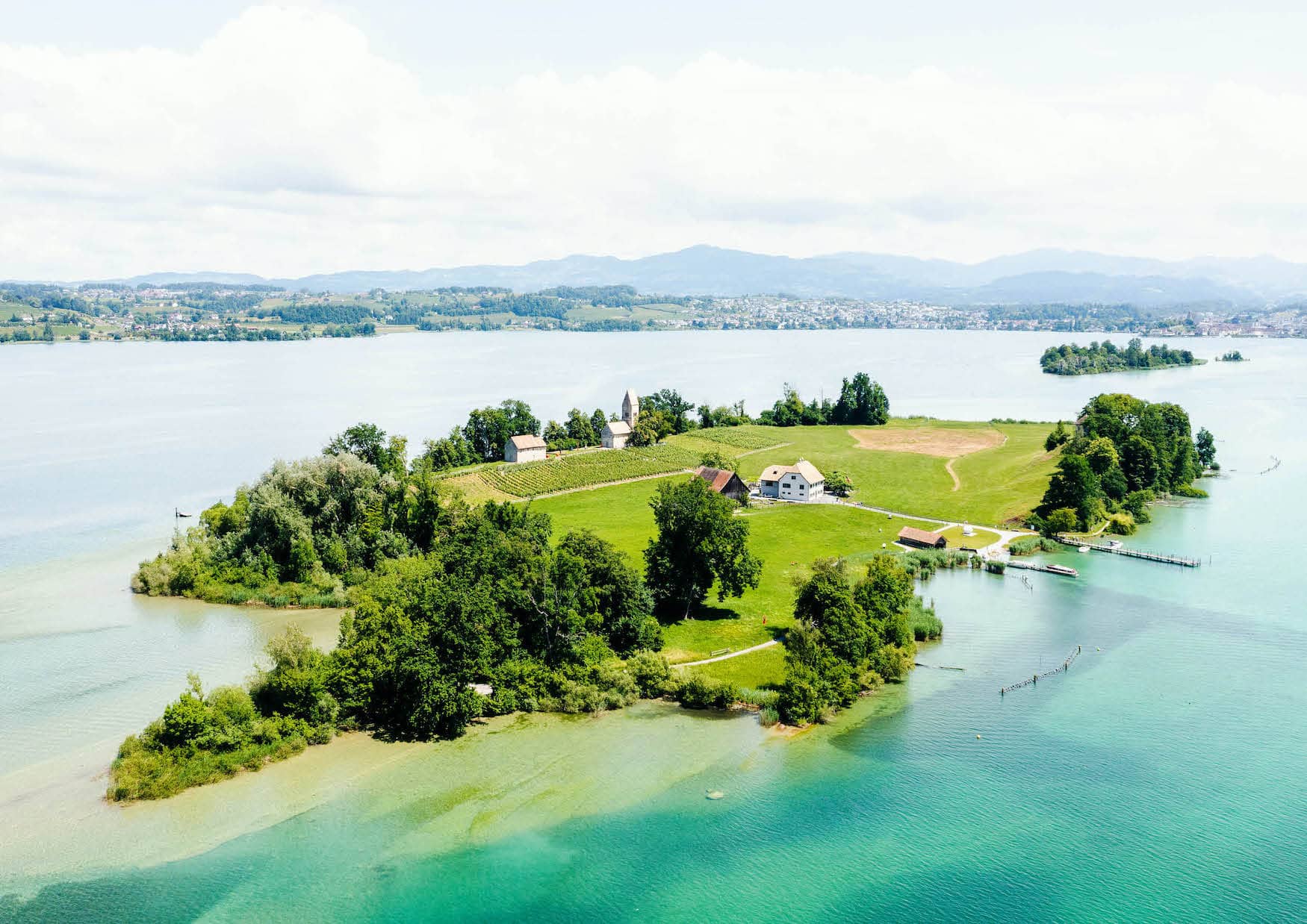 Insel Ufnau im Zürichsee