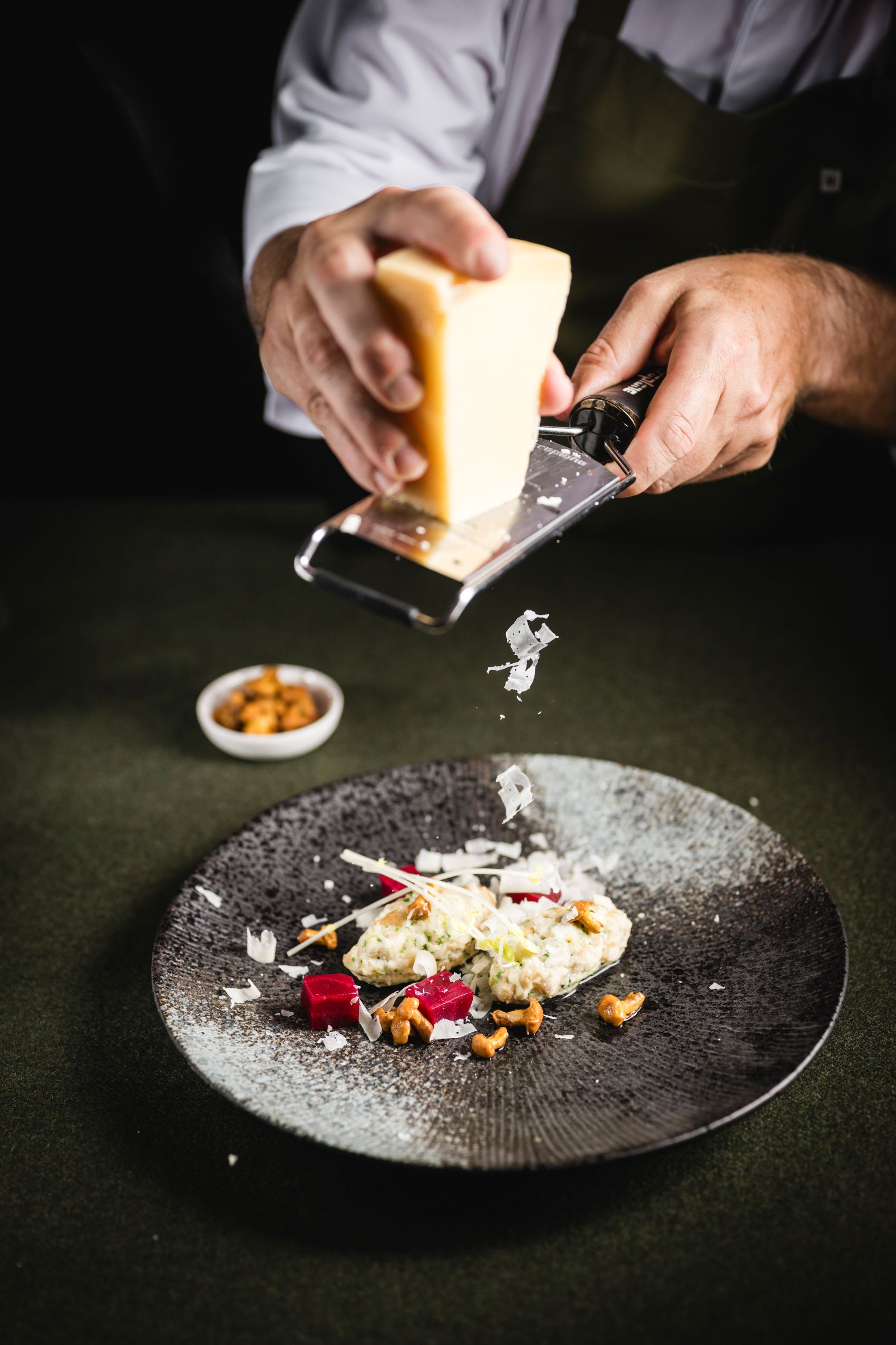 Ahrntaler Kas-Nocken mit Pfifferlingen und Nussbutter