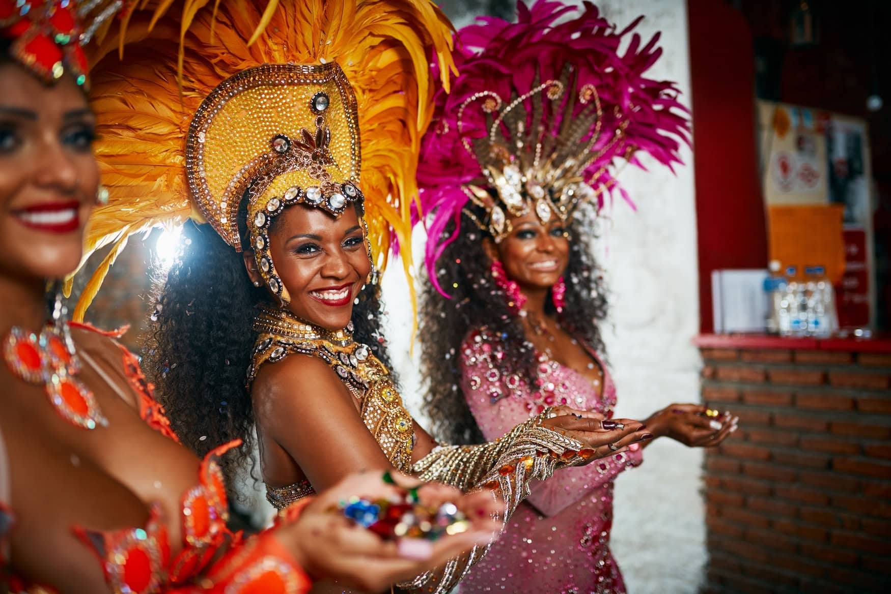 Samba-Tänzerinnen beim Karneval in Rio de Janeiro