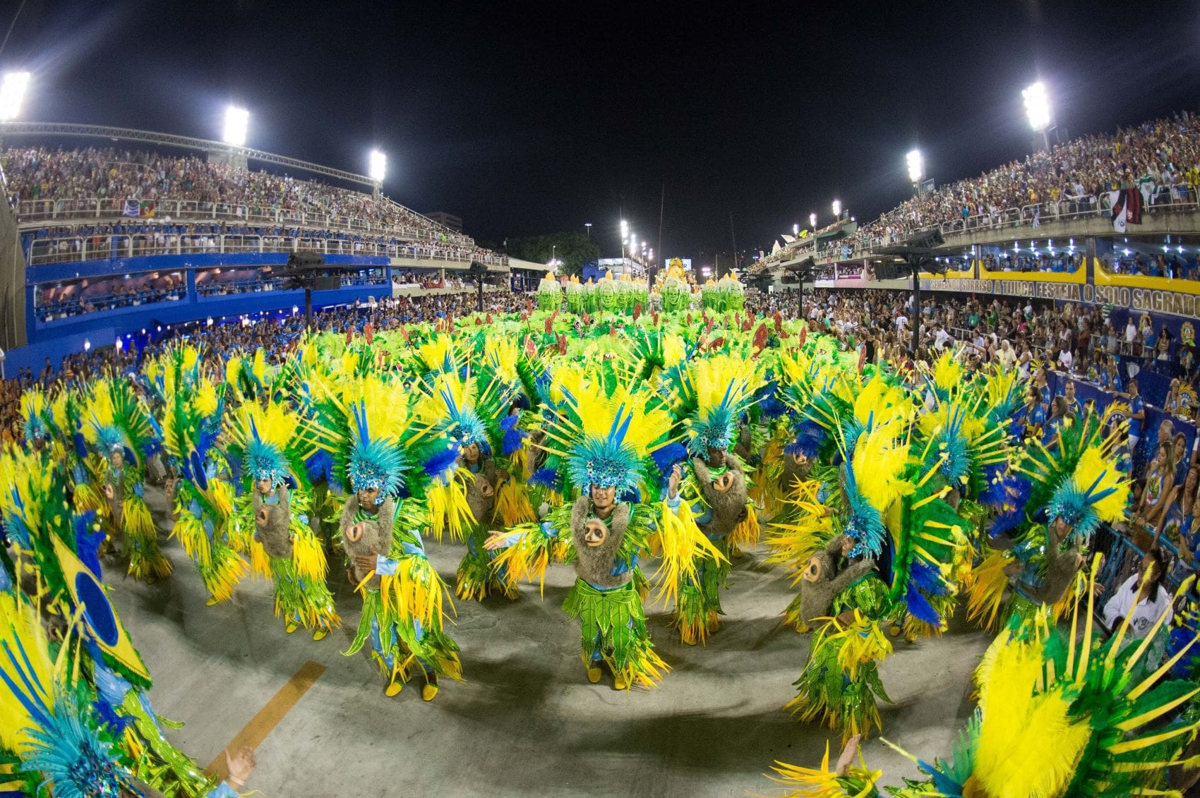 Gruppe Unidos de Padre Miguel im Sambodromo