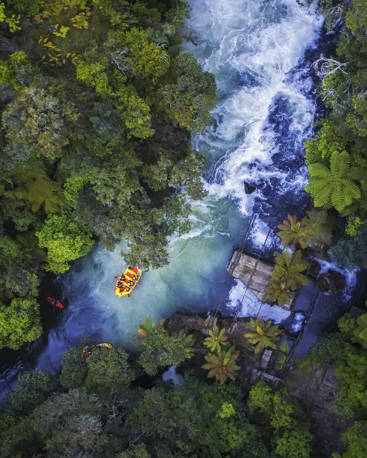 Wassersport in Neuseeland: Rafting in Bay of Plenty