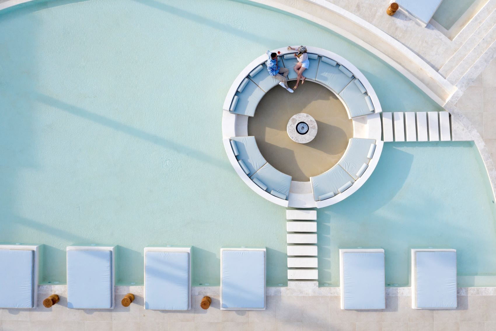 Cora Hotel Poolaufnahme aus Luft