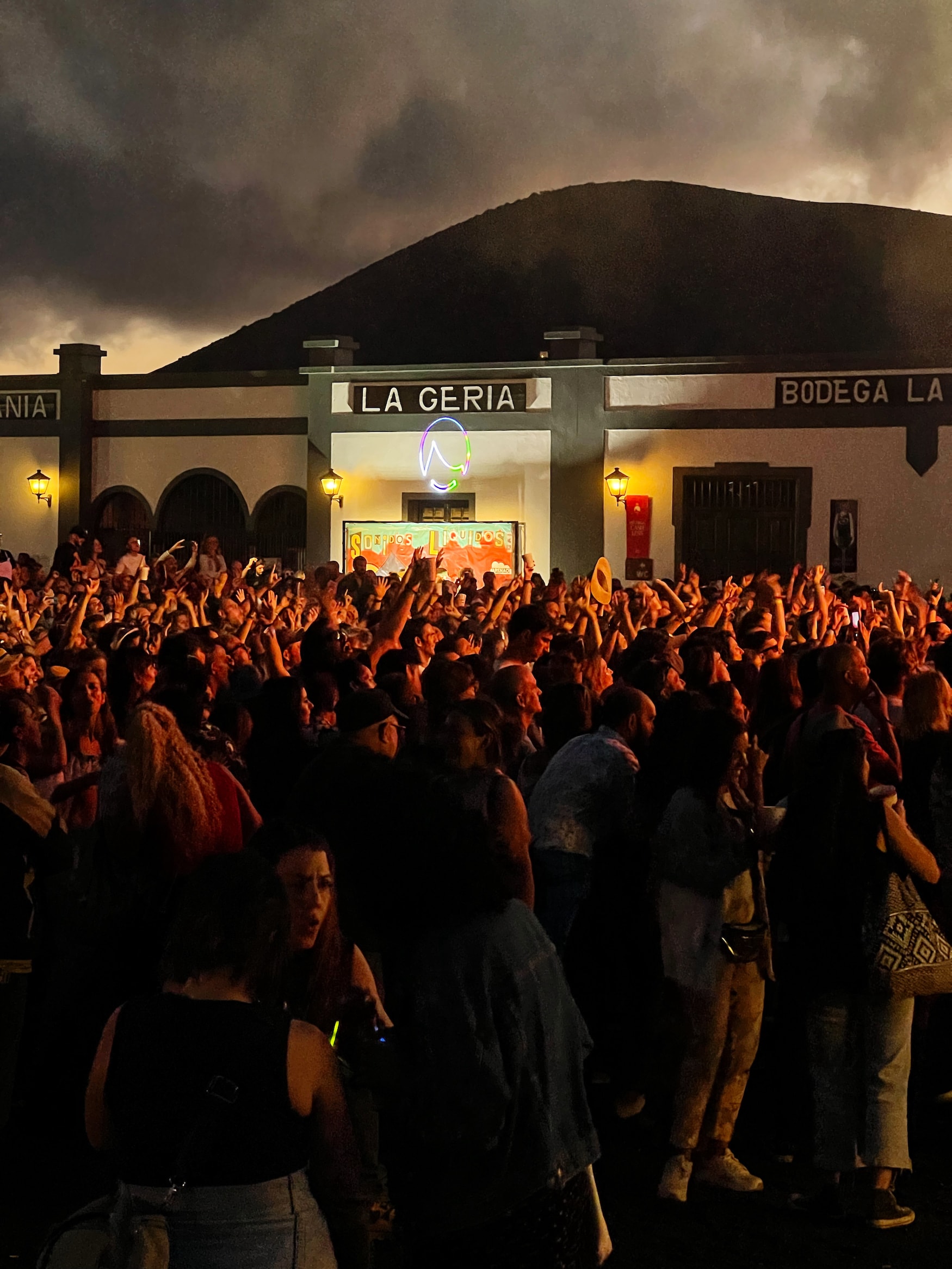 Festivalgänger beim Sonidos Líquidos auf Lanzarote
