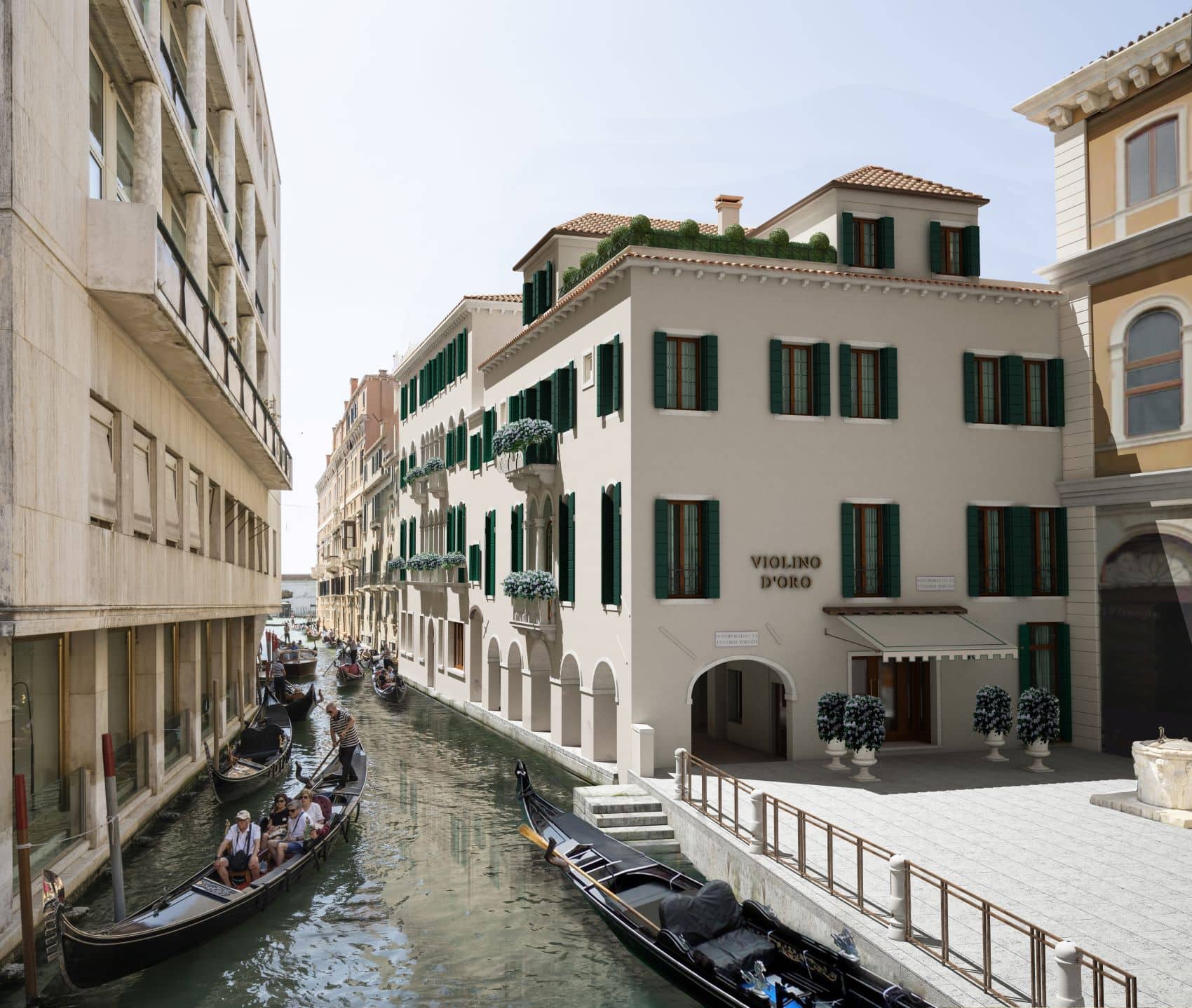 Außenansicht Hotel Violoino D'Oro Venedig