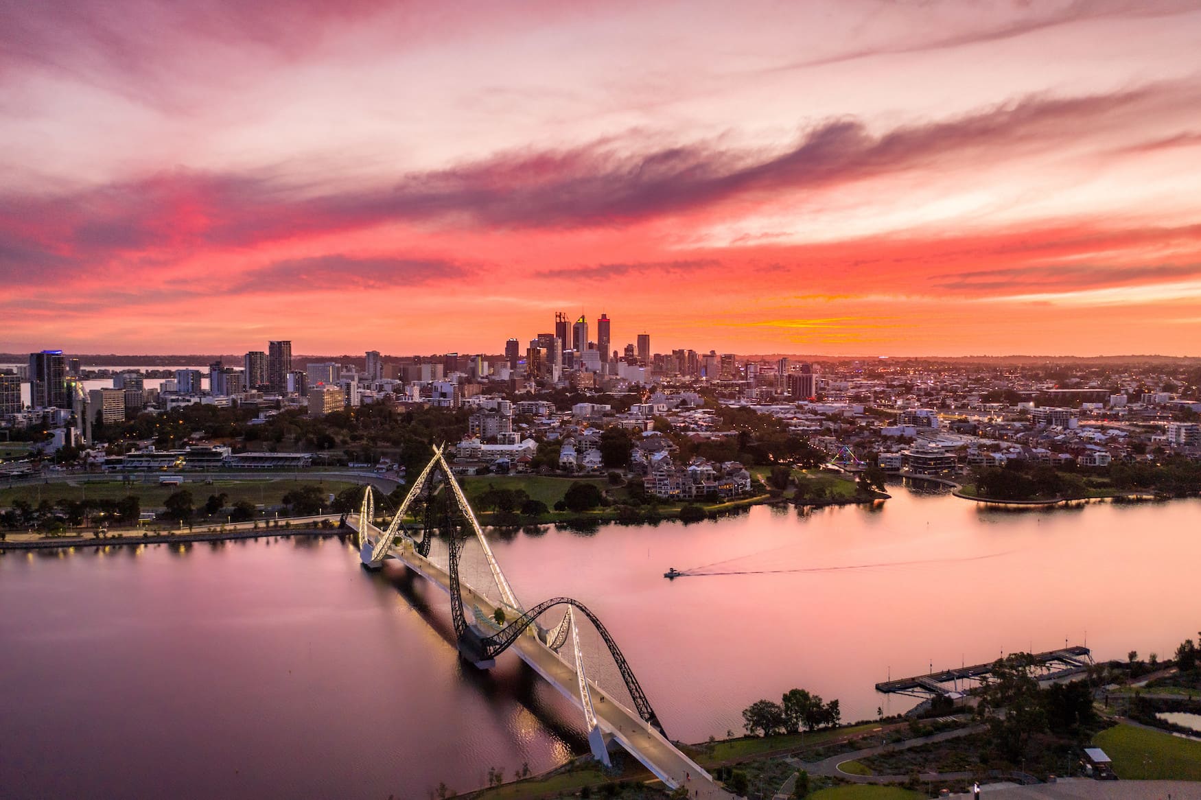 Aussicht auf Perth