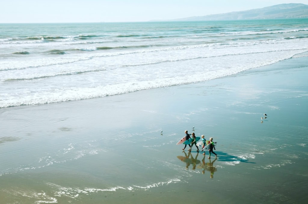 Surfer in Christchurch