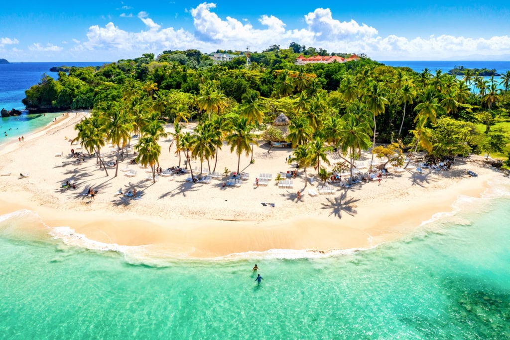 Samaná Beach in der Dominikanischen Republik