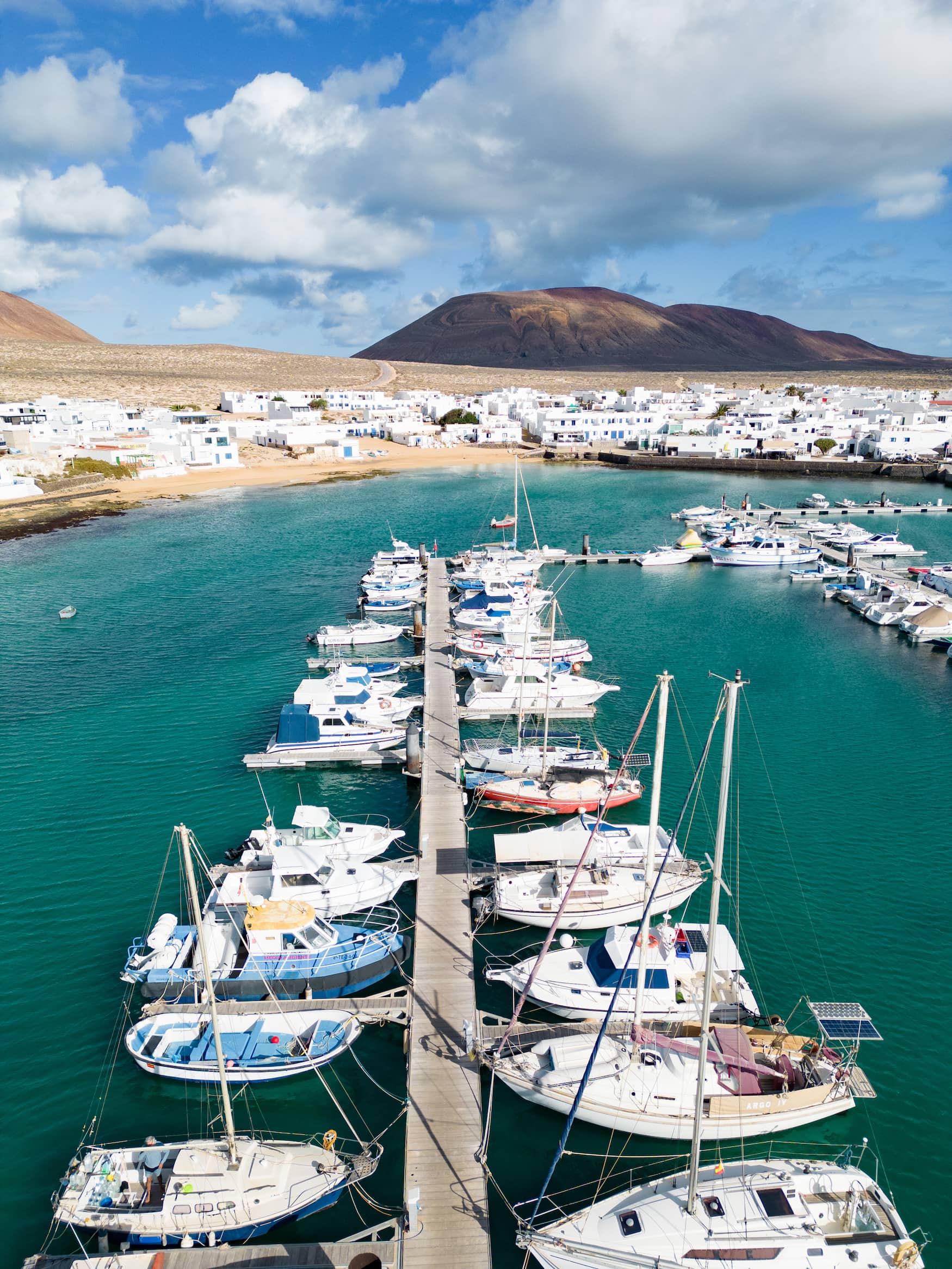Hafen auf La Graciosa