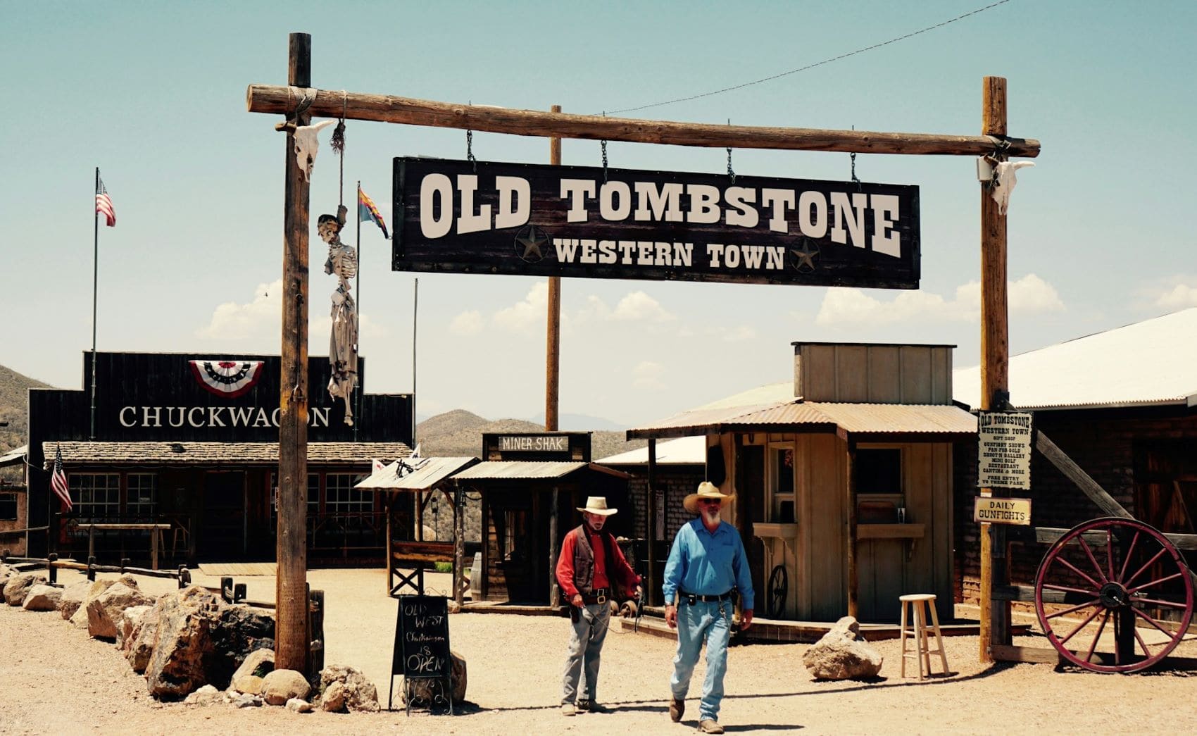 Cowboys in Tombstone, Arizona