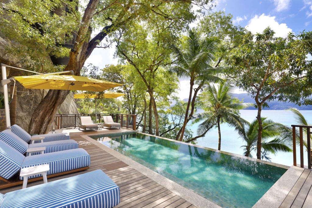 Pool im Mango House auf den Seychellen