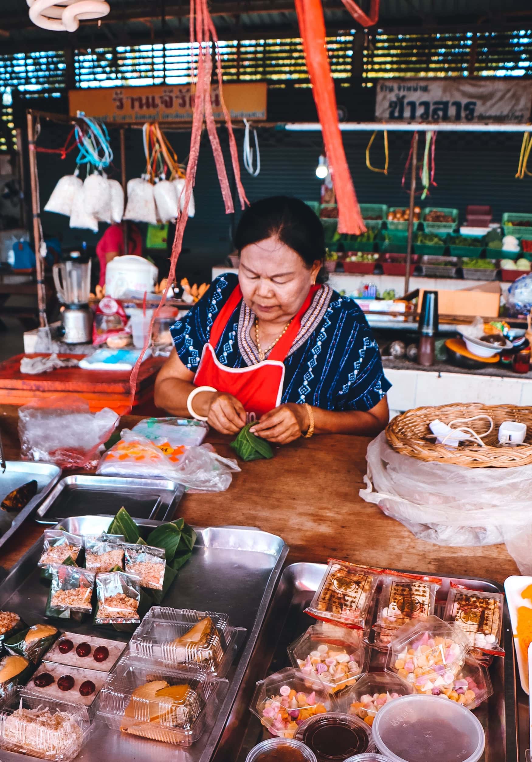 Frau auf Koh Samui in Thailand