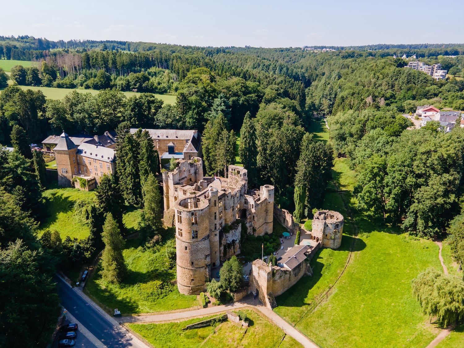 Die Beaufort Castle in Luxemburg