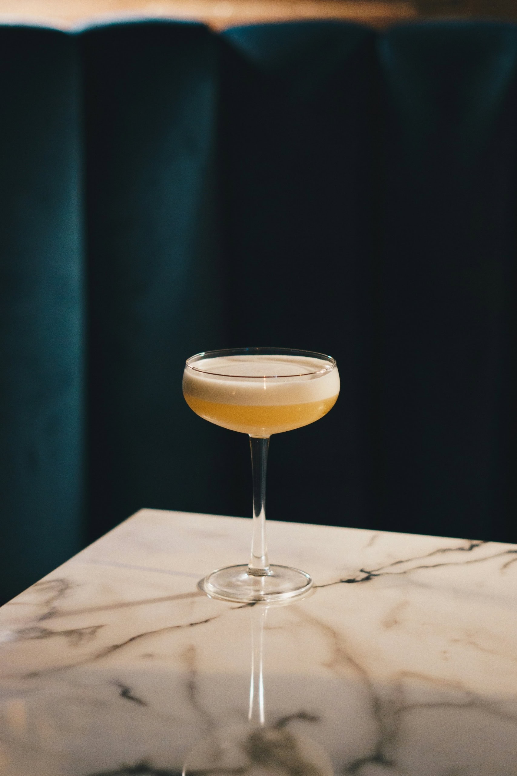 ein Glas Pisco Sour