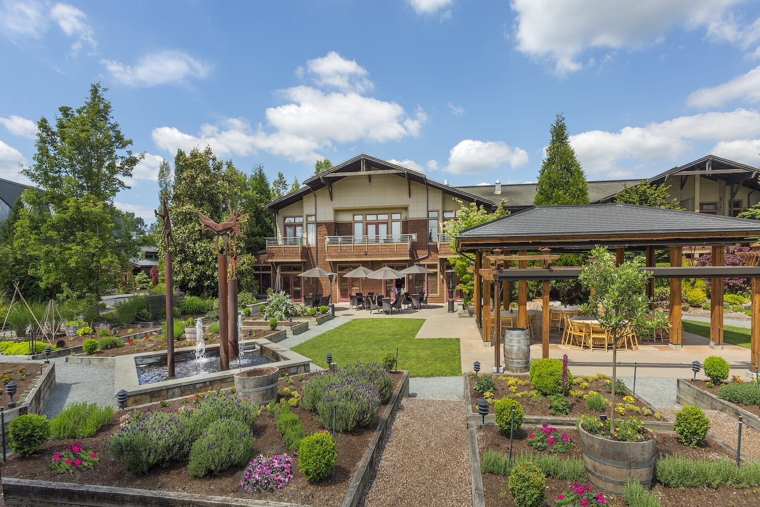 Die Willows Lodge von außen