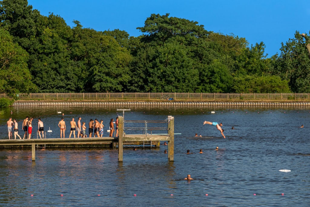 Schwimmen in London: die Hampstead Heath Ponds