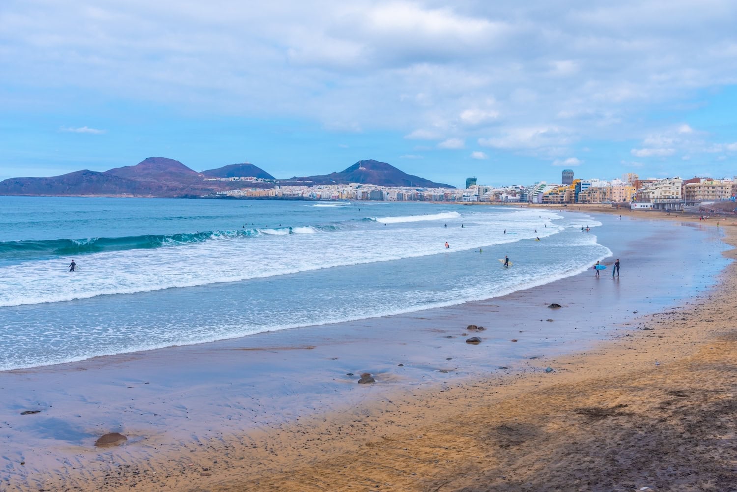 Der Strand Las Canteras auf Gran Canaria