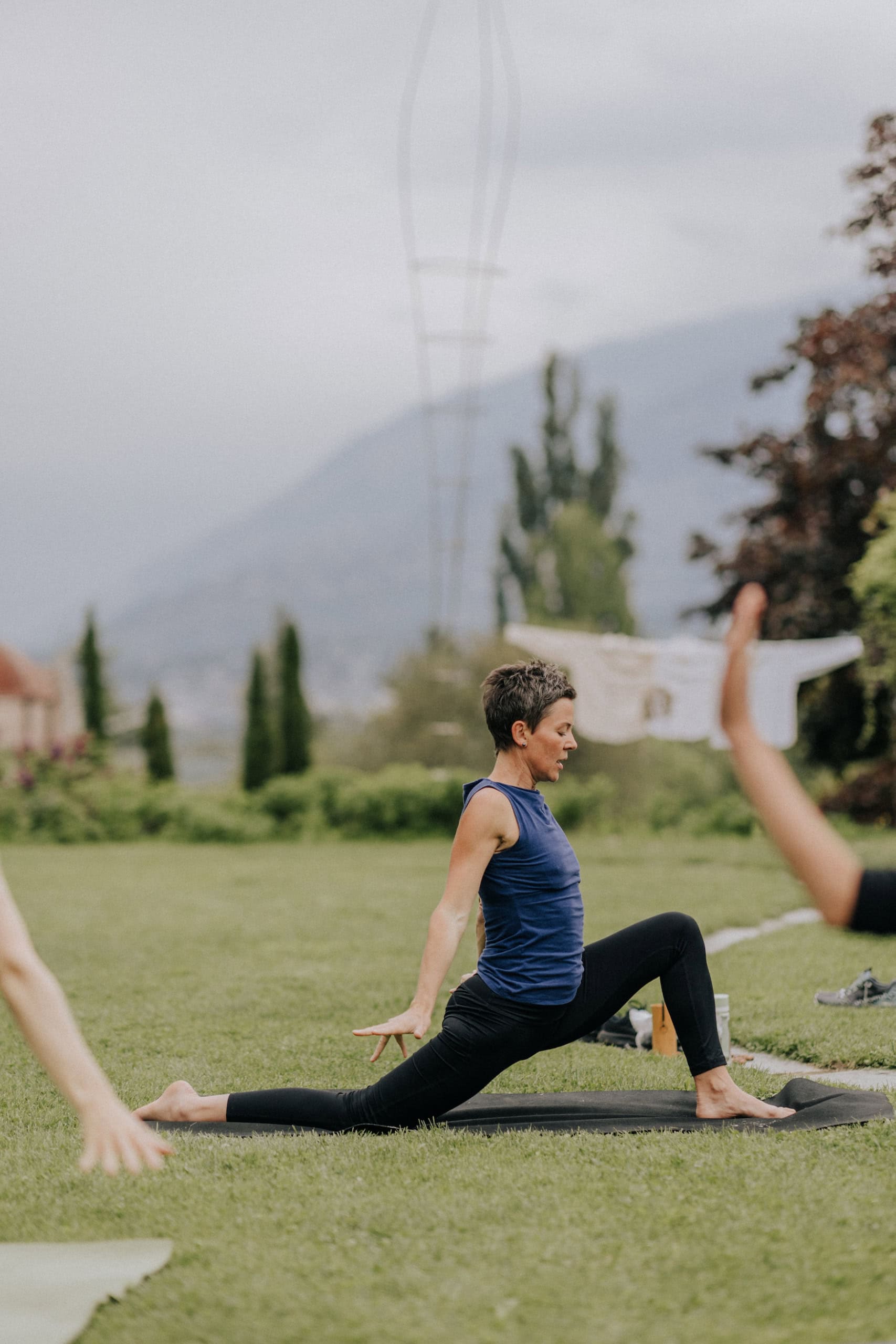 Yoga im Garten