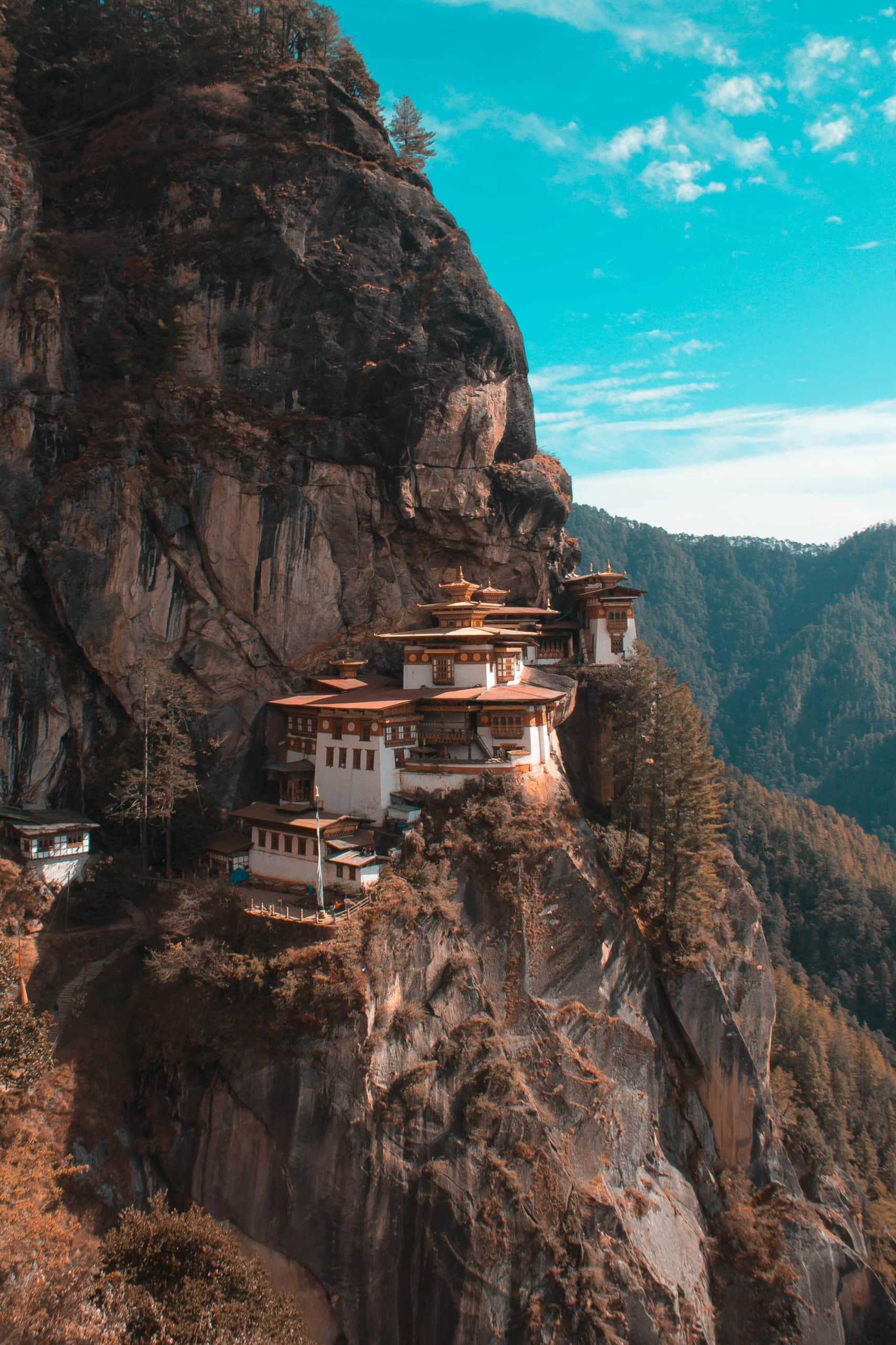 Tempel im Himalaya-Gebirge