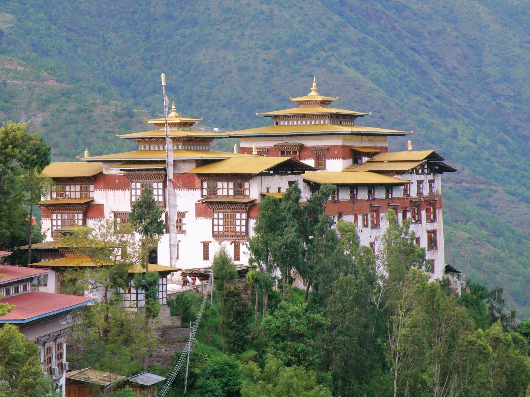 Bhutan Architektur: das Dzong Trashigang
