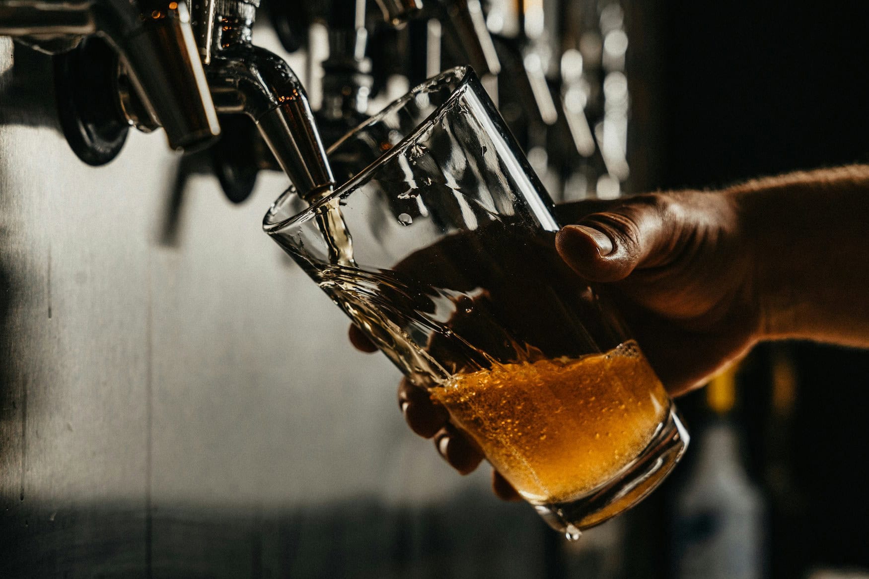 Craftbier beim Ausschank