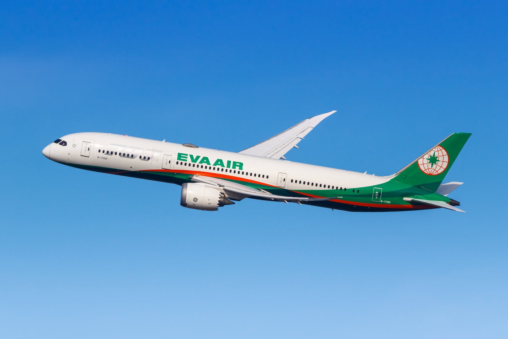 Flugzeug der Airline EVA Air