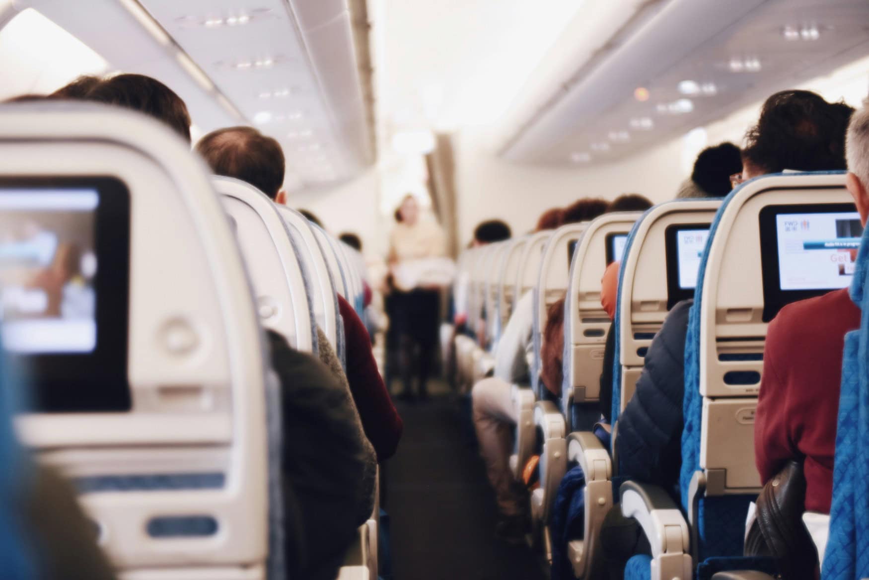 Sitze im Flugzeug