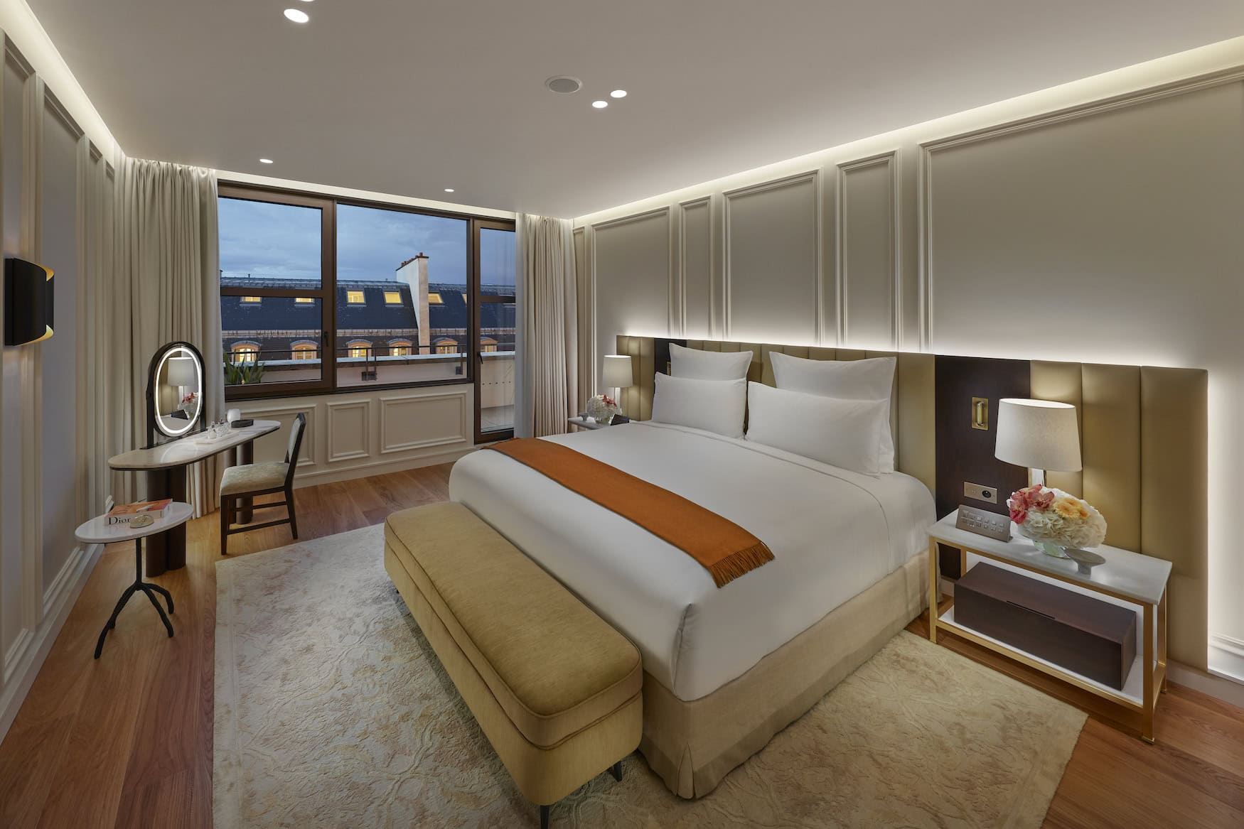 Zimmer im Mandarin Oriental in Paris