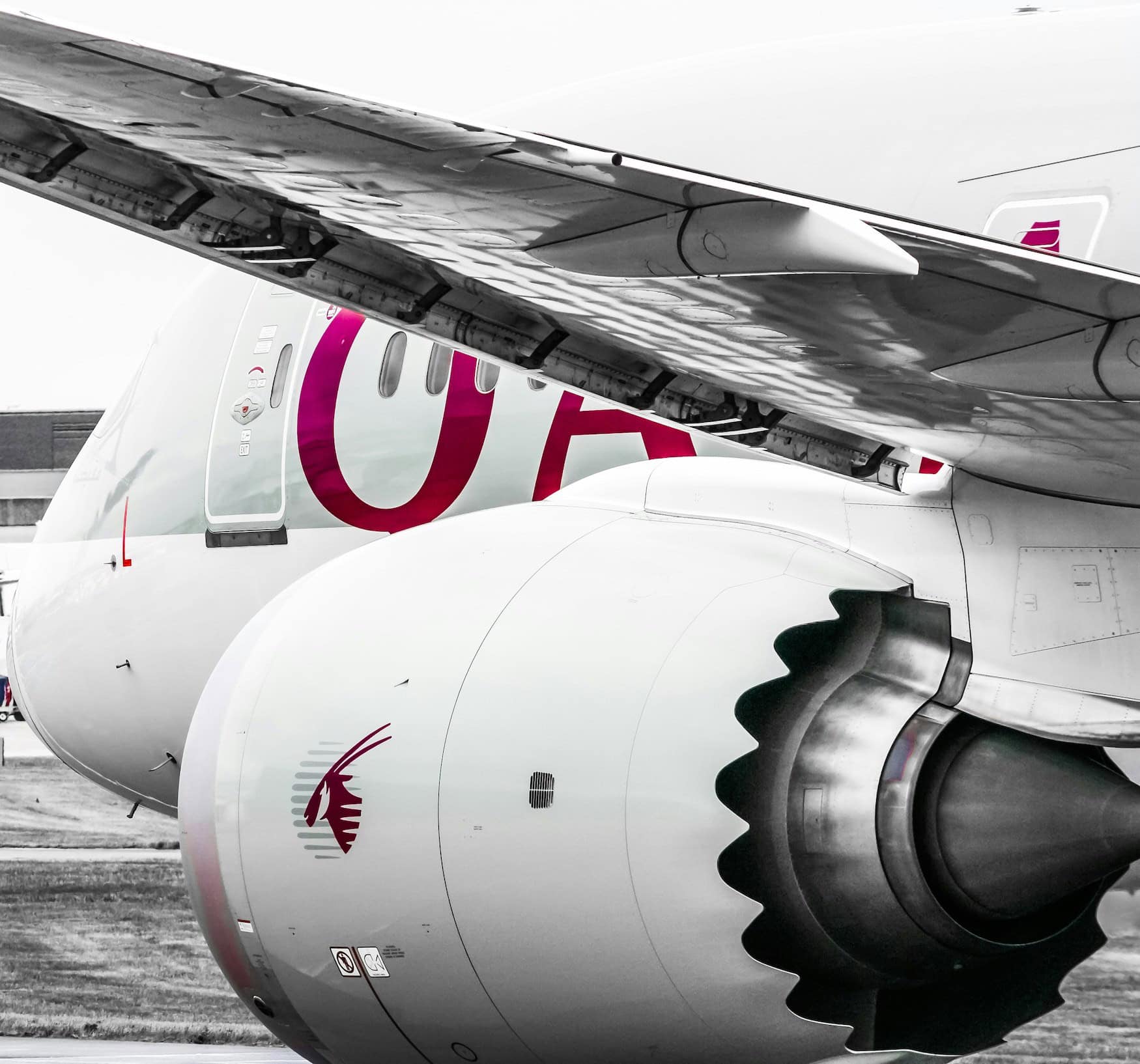 Flugzeug von Qatar Airways