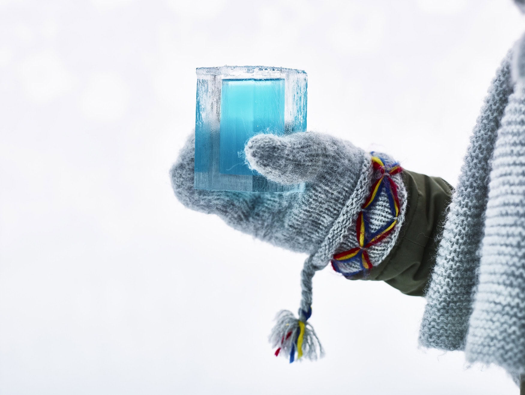 Eisbar in Schweden