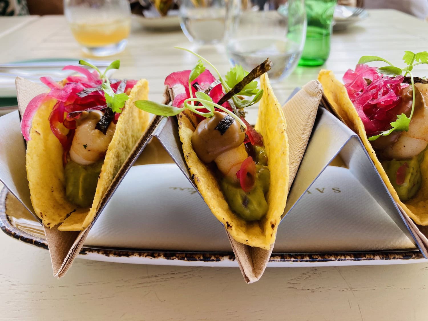 Tacos in einem Restaurant auf Madeira