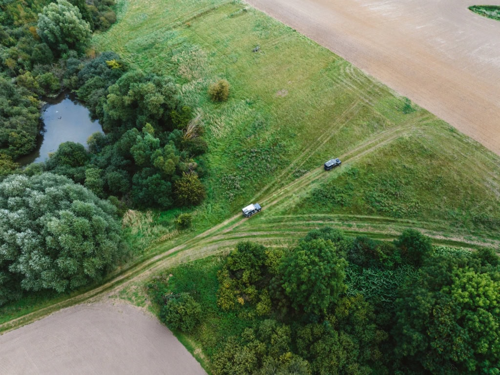 Schöne Art, die Insel Usedom zu entdecken, ist eine Safari im Land Rover.