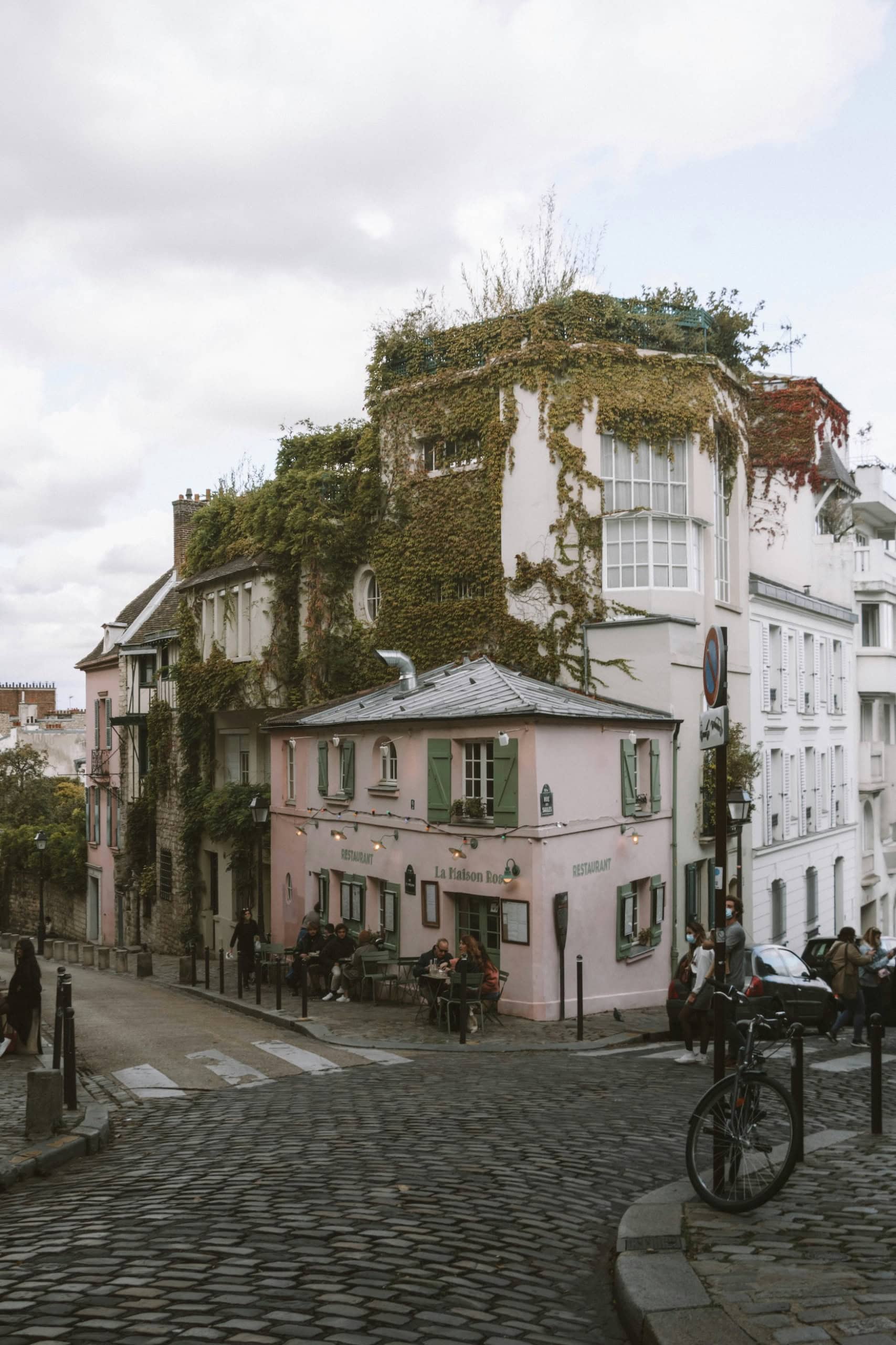 Straßenzug am Montmatre