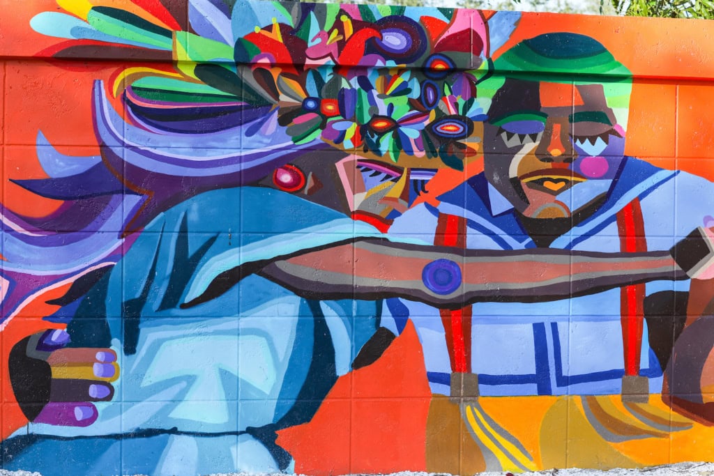 Immer ein Besuch wert: McCollum Hall murals in Fort Myers
