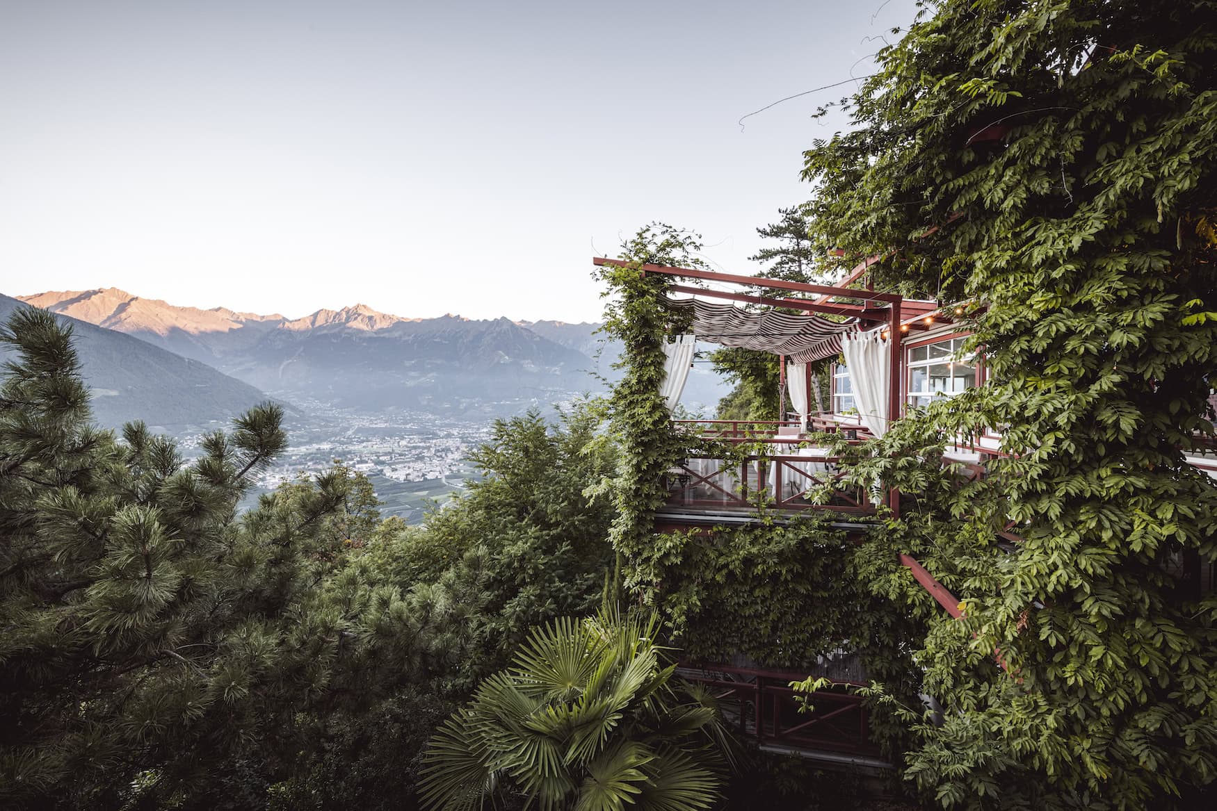 Aussicht im Gourmet-Restaurant Prezioso
