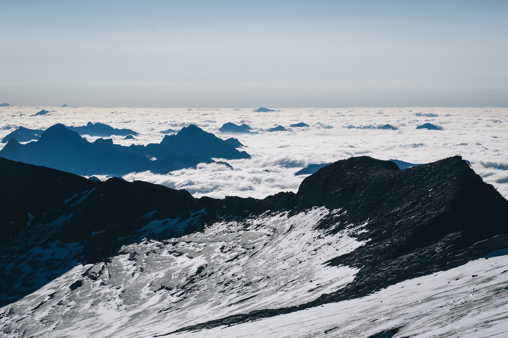 der Basodino -Gletscher in der Schweiz
