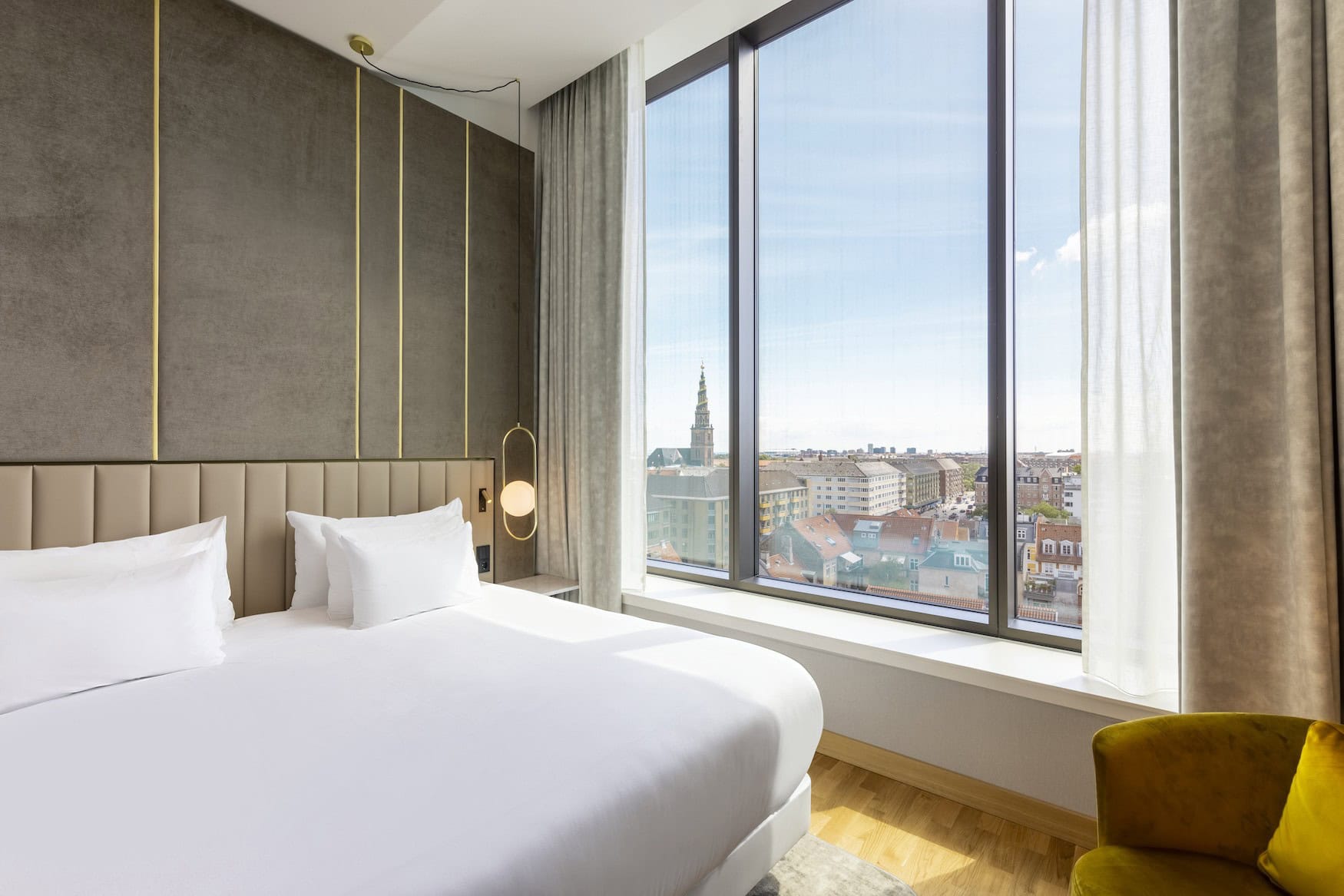 Wow: Die Zimmer im NH Collection Copenhagen sind nicht nur stylisch, auch der Ausblick ist toll!