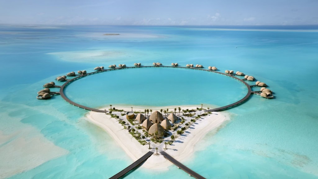 Nujuma Ritz-Carlton Reserve Luftaufnahme Areal