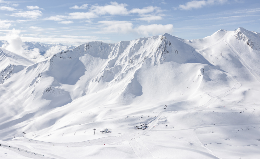 Das Skigebiet Serfaus-Fiss-Ladis in Österreich.