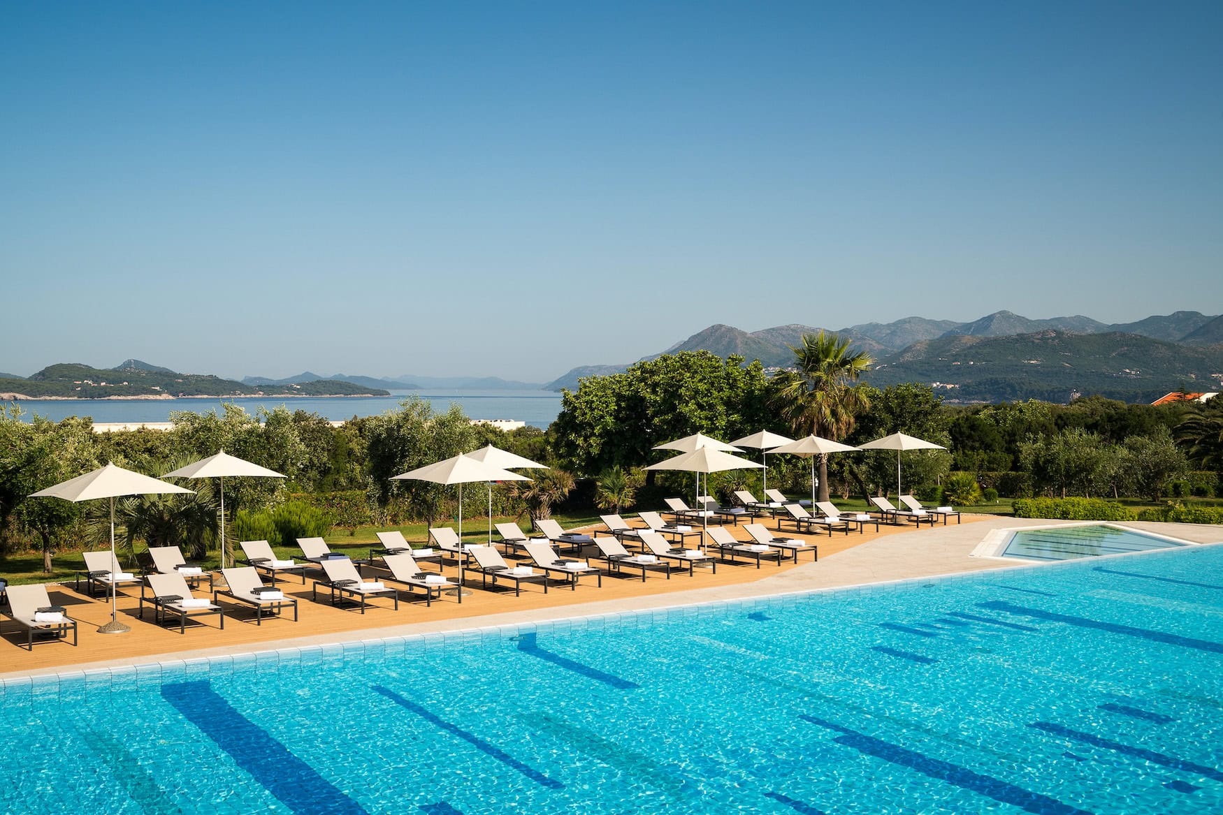 Pool Balkon im Valamar Lacroma Dubrvonik Hotel