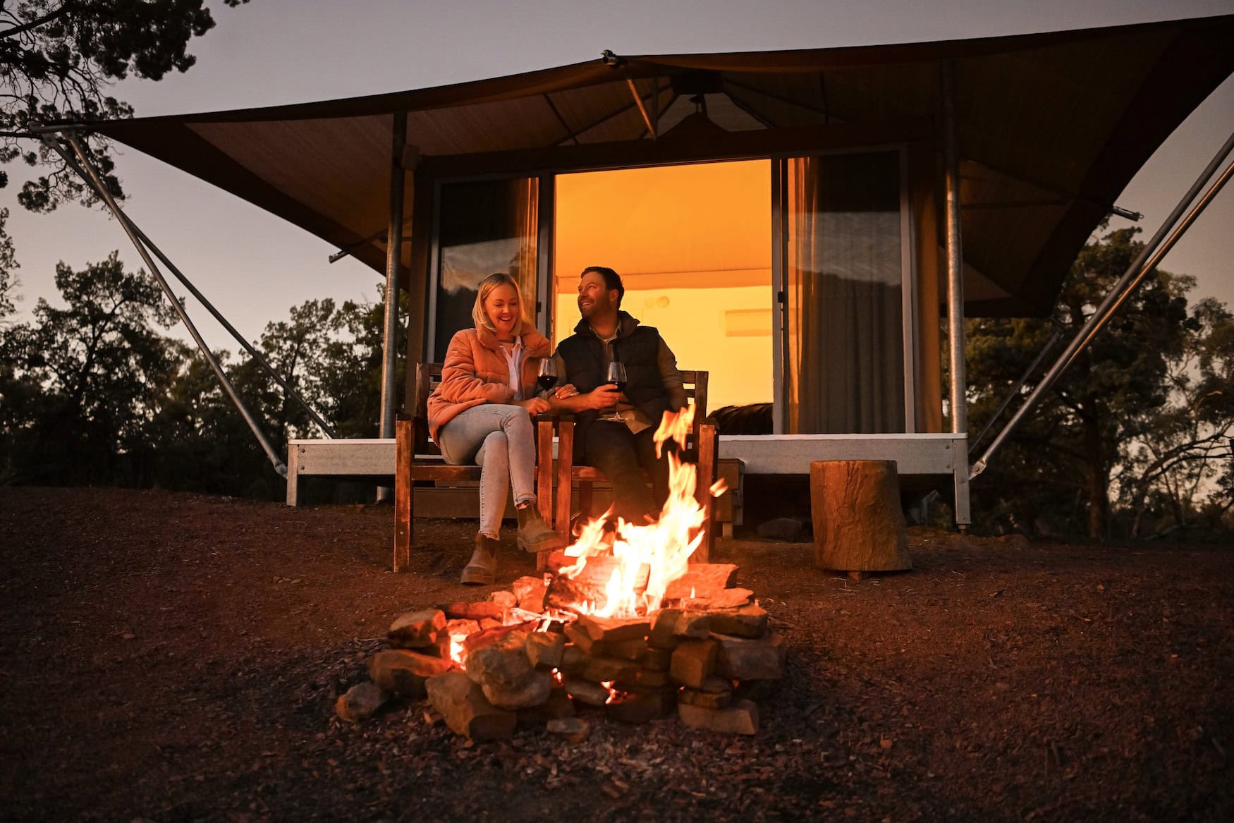 Romantisch schön: Camping in Südaustralien.