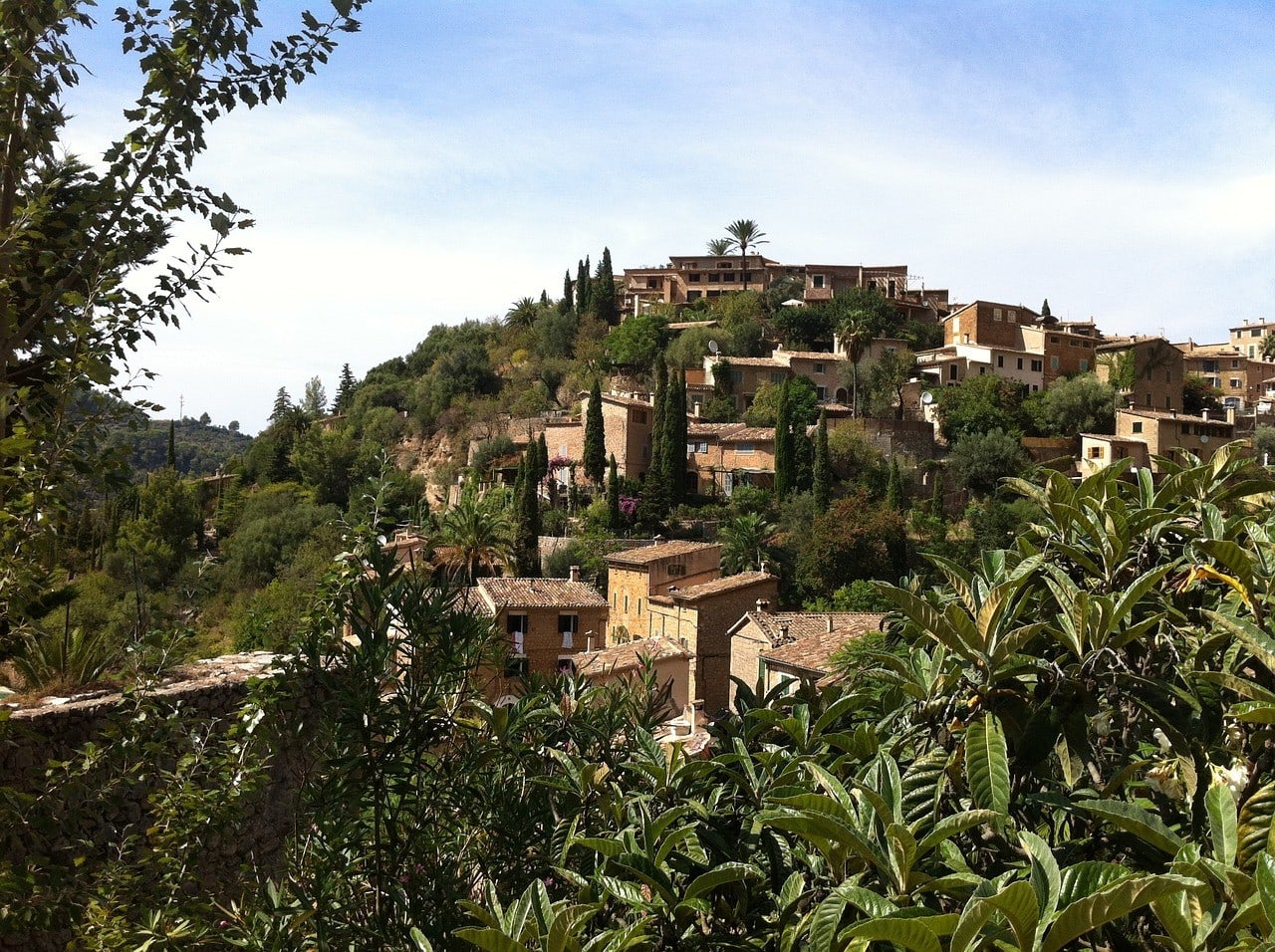 Das Dorf Deia auf Mallorca.