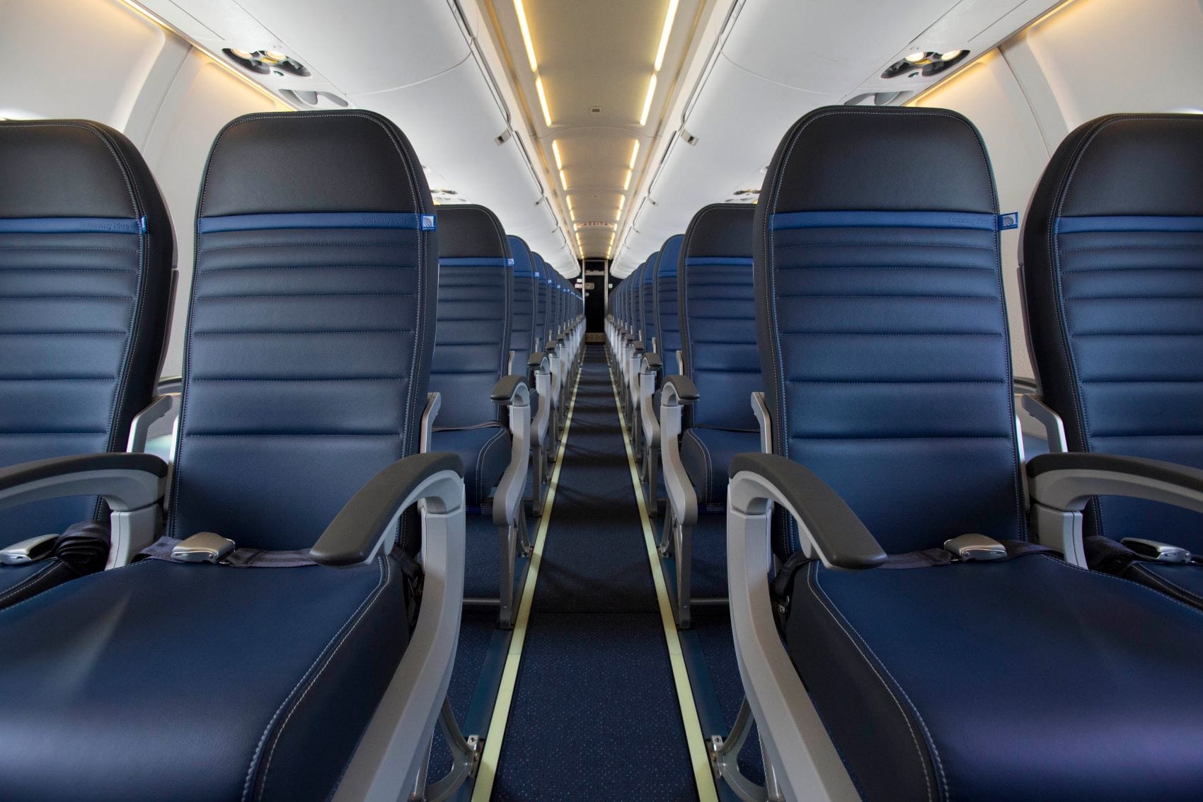 Economy Plus Sitze bei United Airlines 