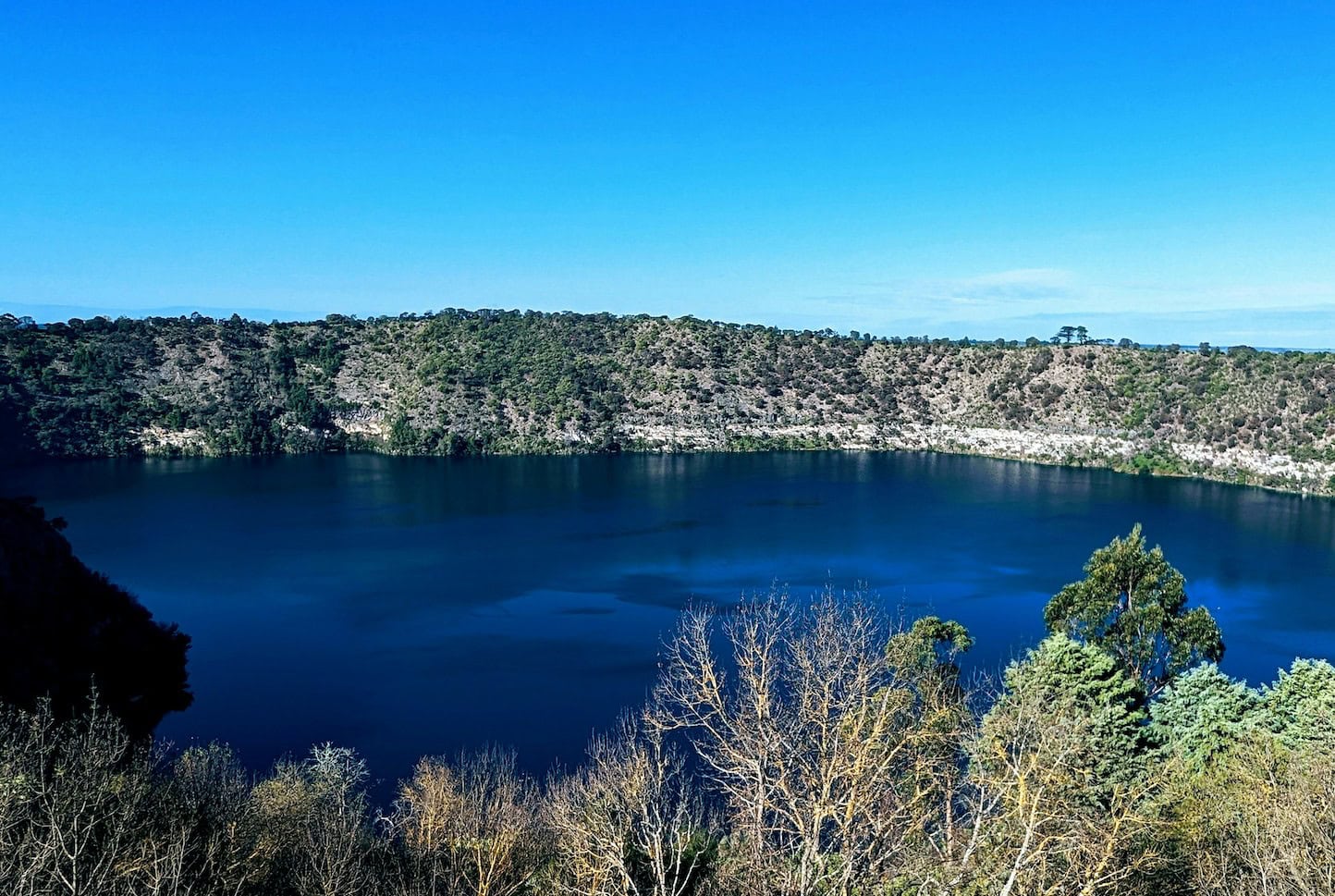 Der Blue Lake in Mount Gambier.