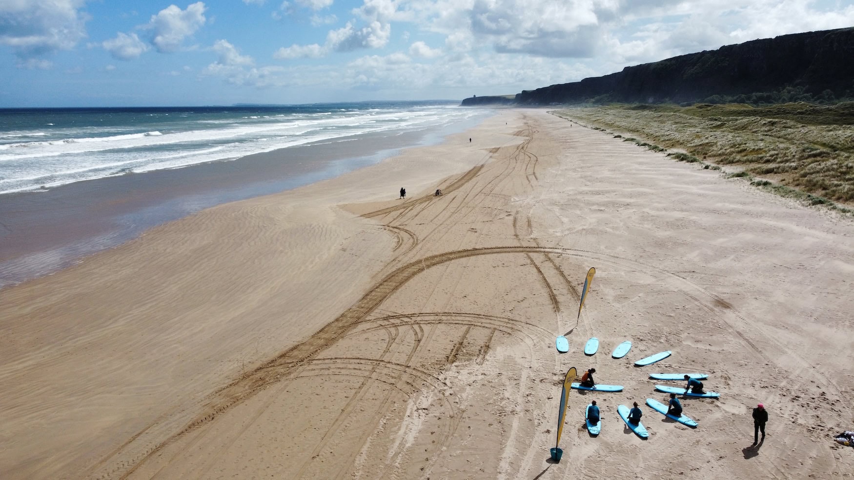 Nordirland: Surfen am Benone Beach