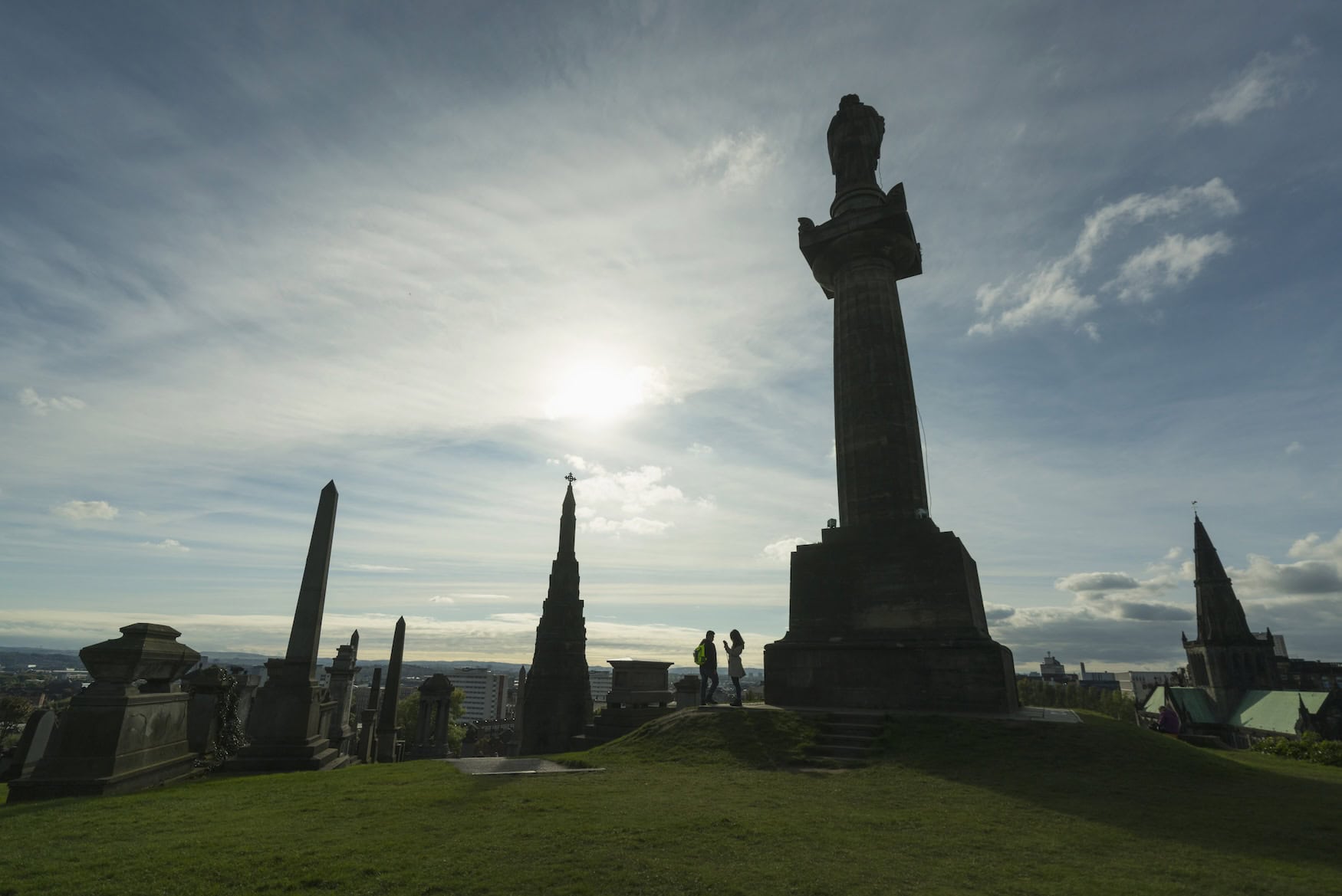 The Necropolis in Glasgow in Schottland