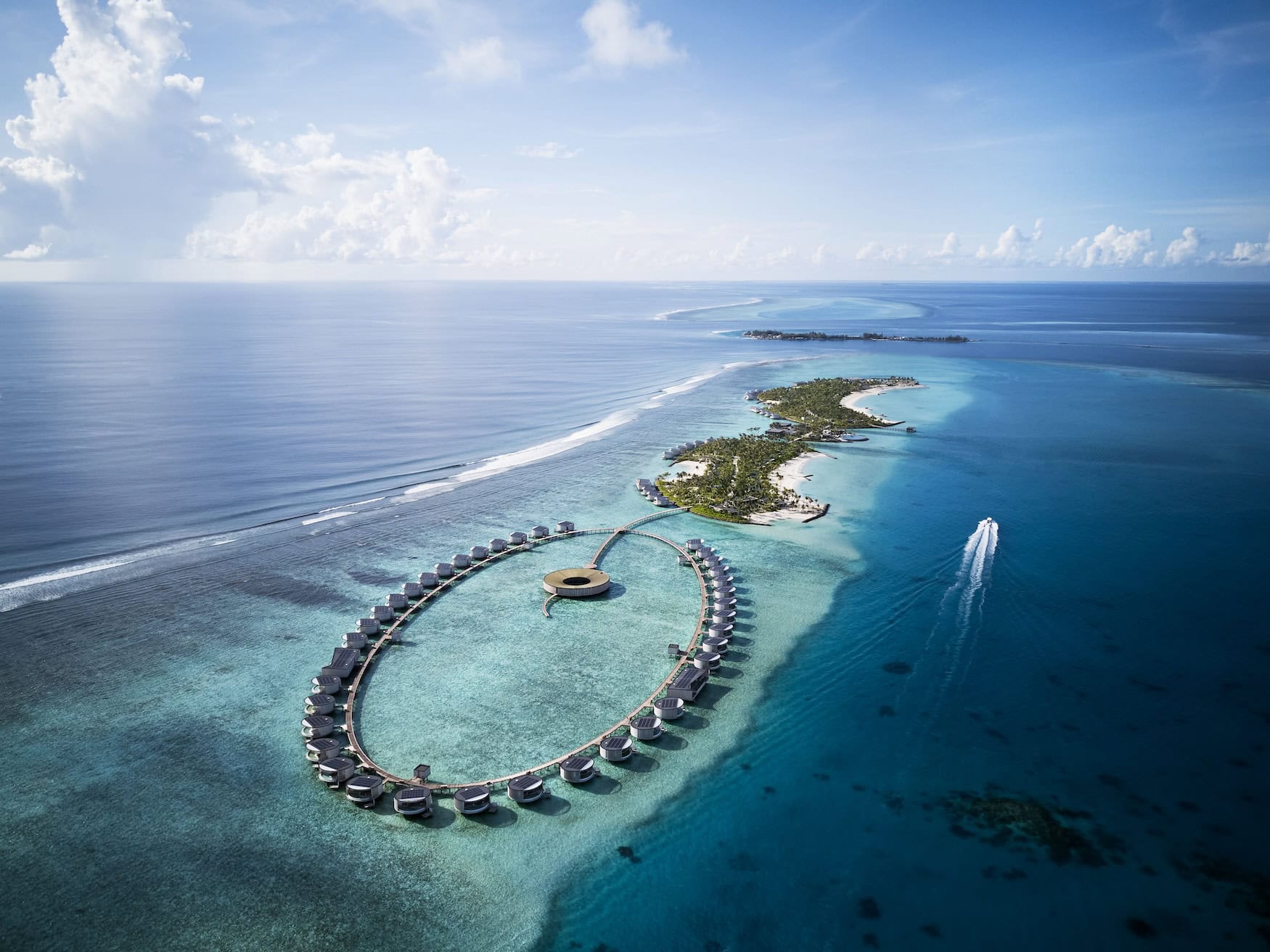 Resort von The Ritz-Carlton auf den Malediven