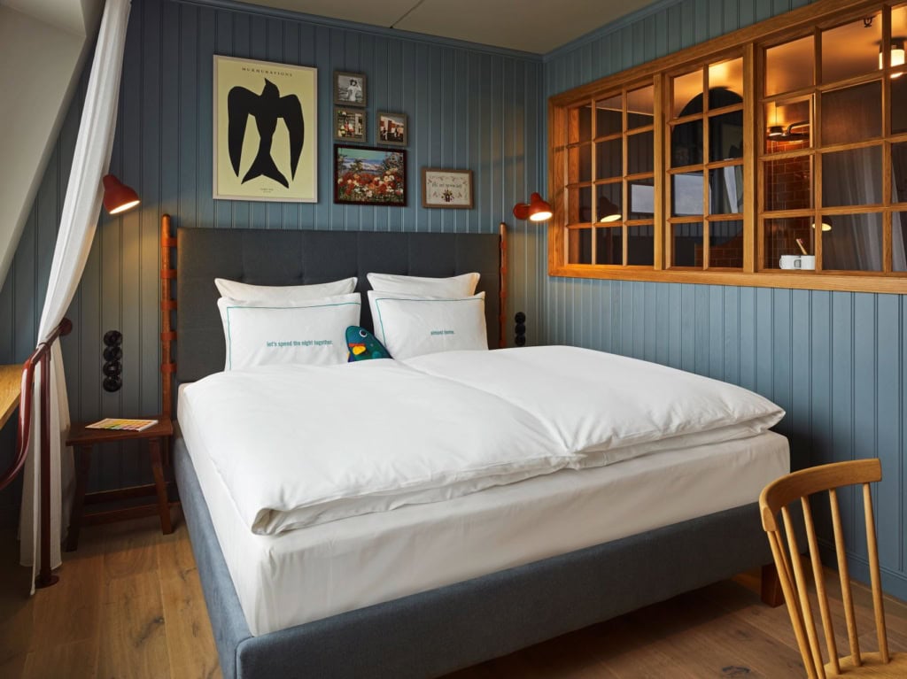 Zimmer im 25hours Hotel Paper Island in Kopenhagen