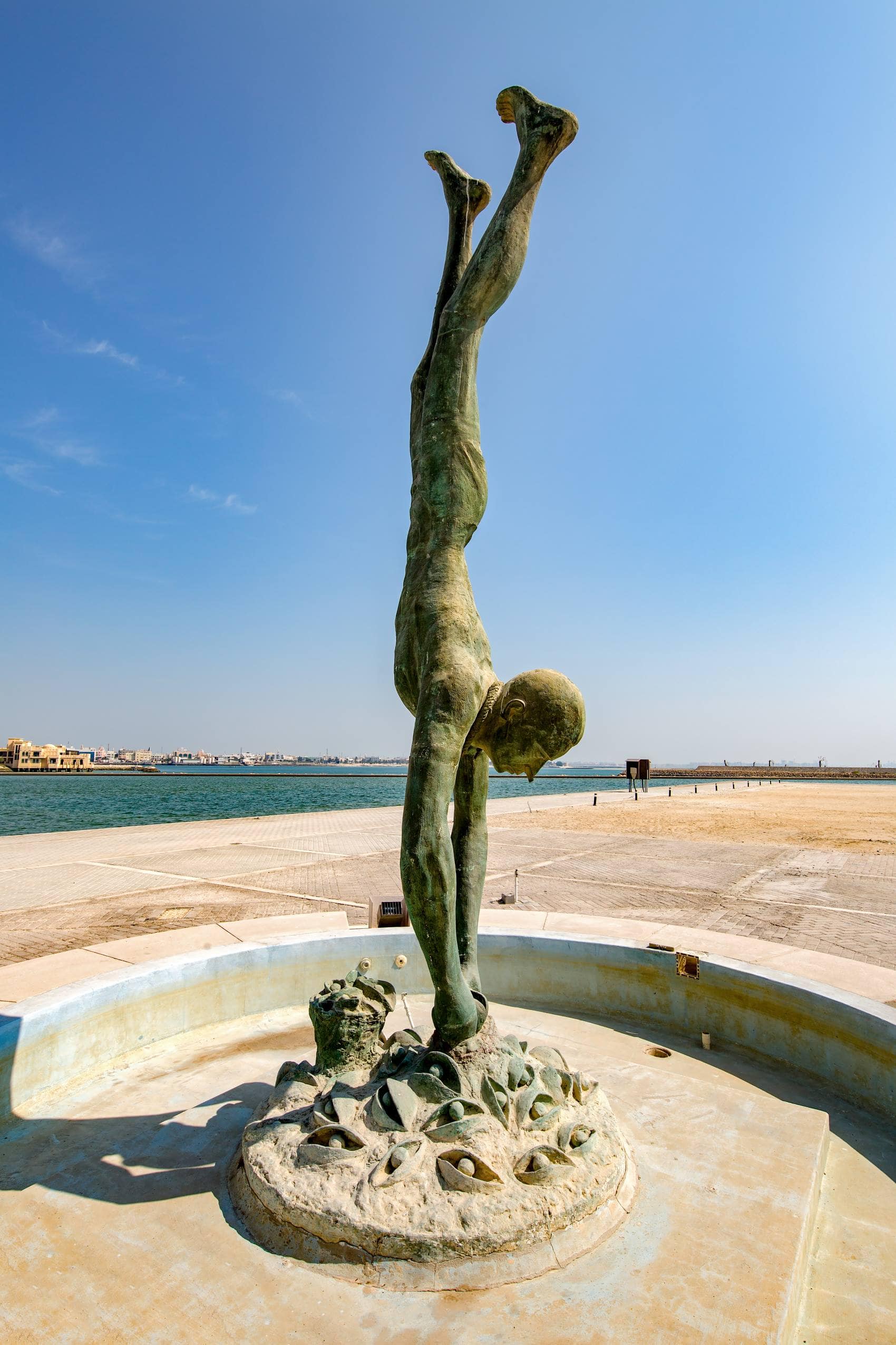 Perlentaucher-Monument in Bahrain