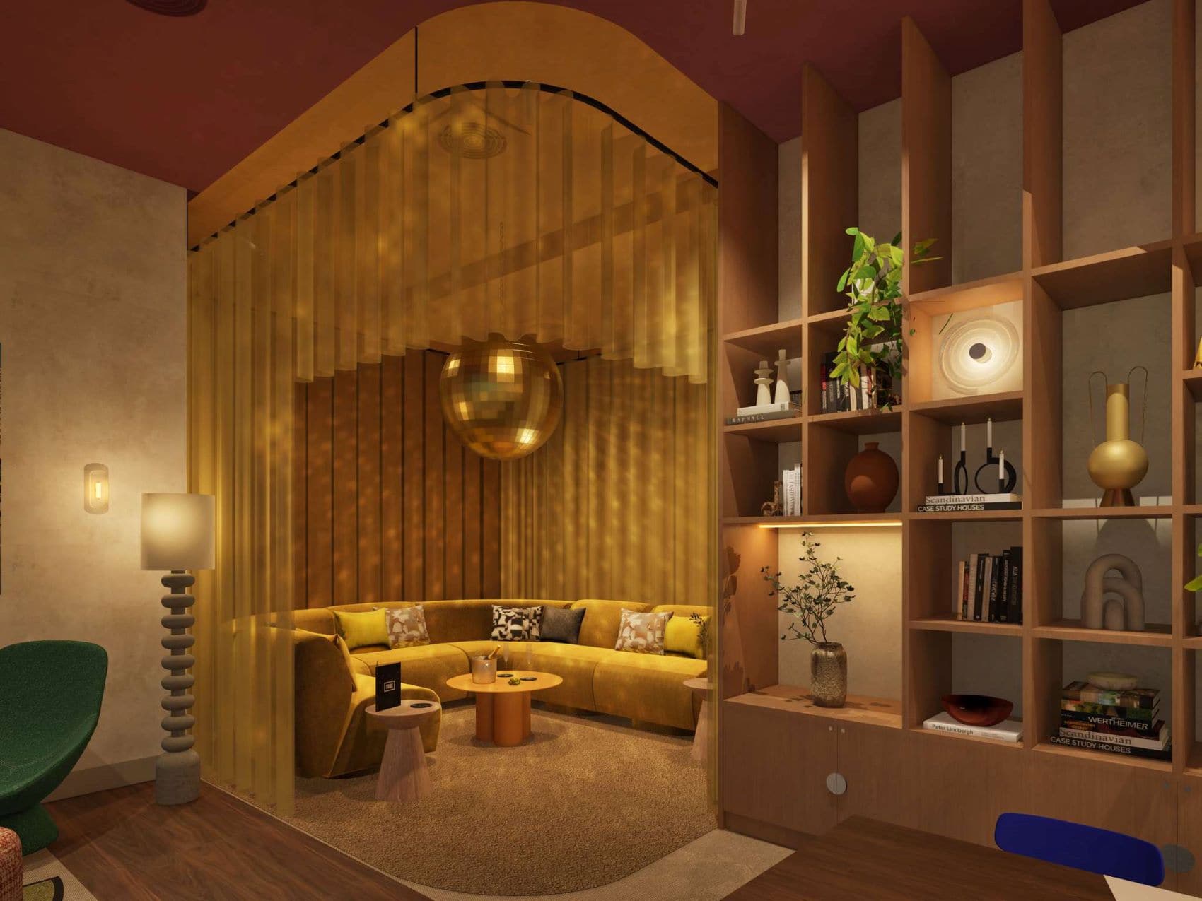 Lobby im Tribe Hotel Düsseldorf